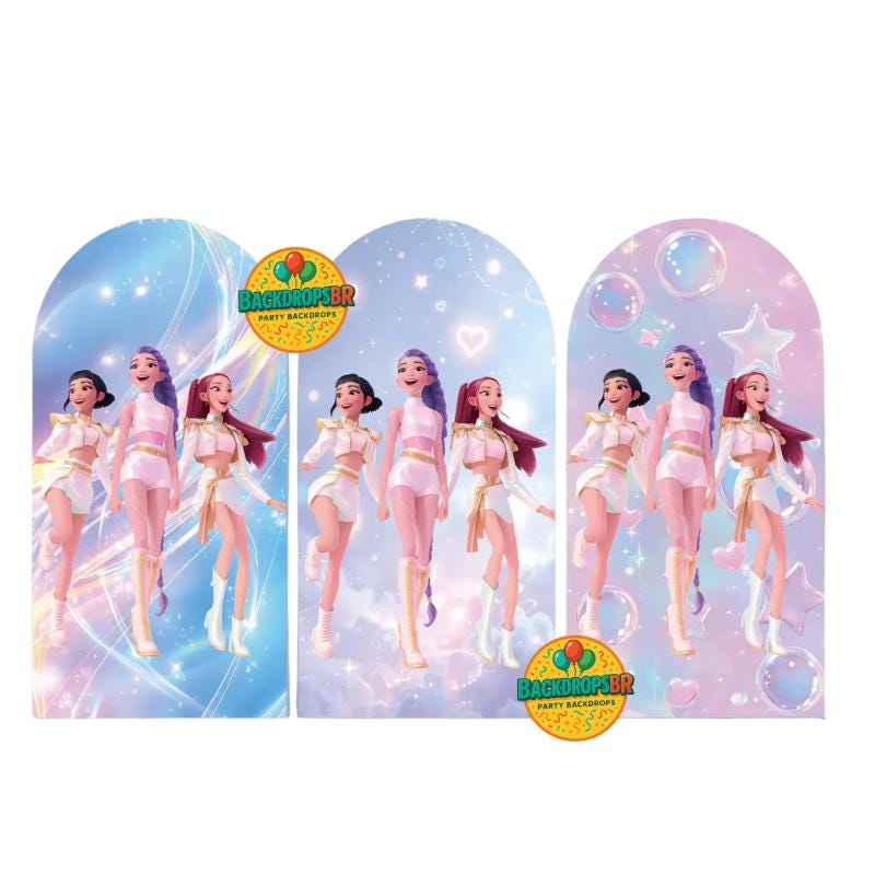 Kpop Arch Backdrop for Birthday Party| Arch Backdrop|Photo Backdrop