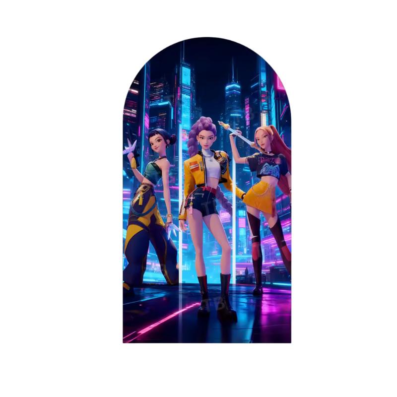 Kpop Arch Backdrop for Birthday Party| Arch Backdrop|Photo Backdrop