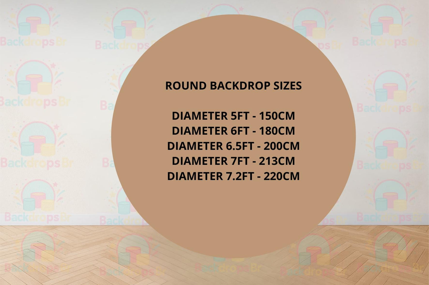 K-pop Inspired  Cartoon Demon Hunter Kpop Round Backdrop | Round Backdrop Cover | Photo Photography Background