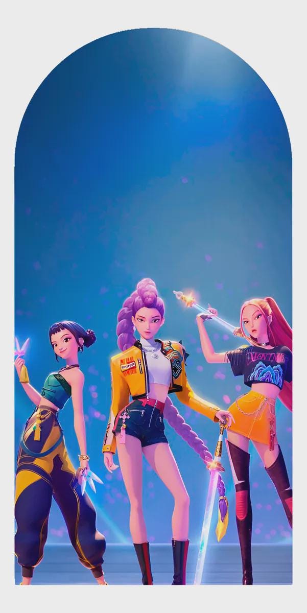 Kpop Arch Backdrop for Birthday Party| Arch Backdrop|Photo Backdrop