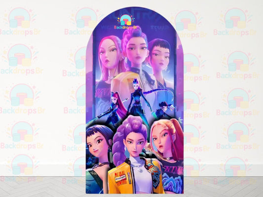 Kpop Arch Backdrop for Birthday Party| Arch Backdrop|Photo Backdrop