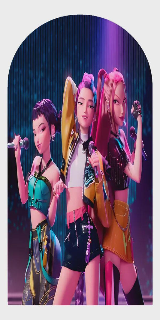 Kpop Arch Backdrop for Birthday Party| Arch Backdrop|Photo Backdrop