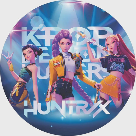 K-pop Inspired  Cartoon Demon Hunter Kpop Round Backdrop | Round Backdrop Cover | Photo Photography Background