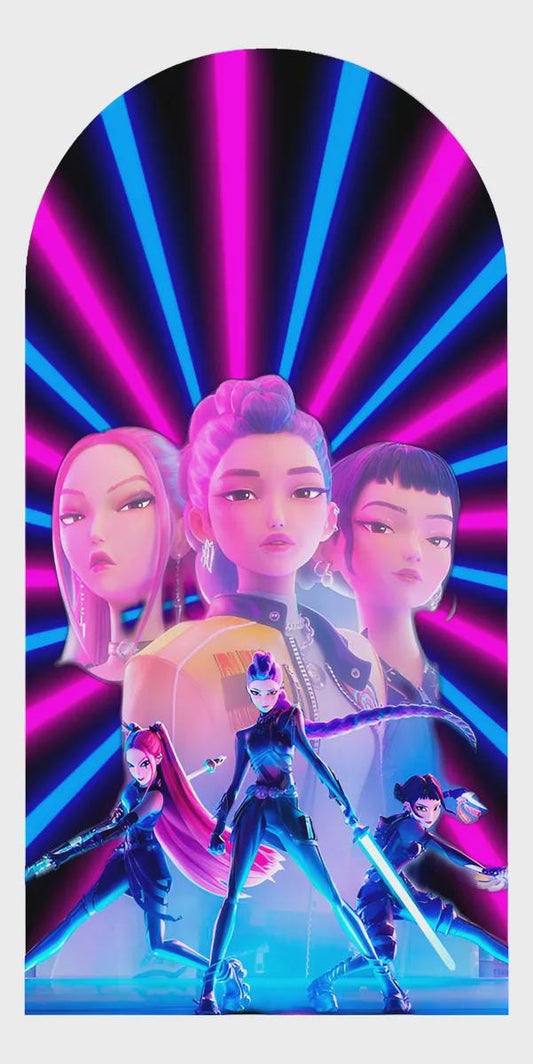 Kpop Arch Backdrop for Birthday Party| Arch Backdrop|Photo Backdrop