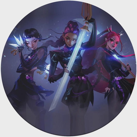 Kpop Inspiration Cartoon Demon Hunter Kpop Round Backdrop | Round Backdrop Cover | Photo Photography Background