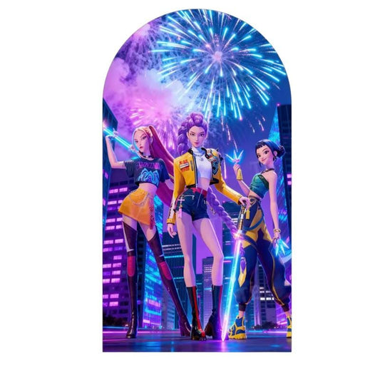 Kpop Arch Backdrop for Birthday Party| Arch Backdrop|Photo Backdrop