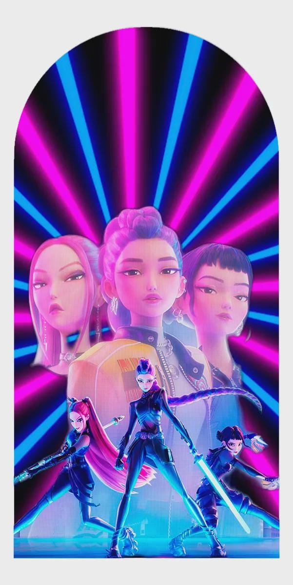 Kpop Arch Backdrop for Birthday Party| Arch Backdrop|Photo Backdrop