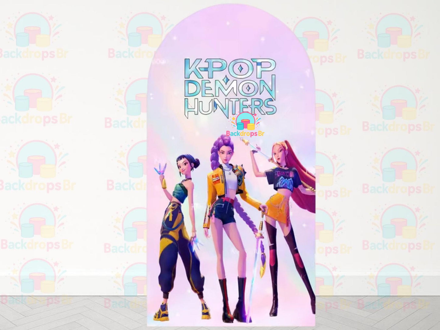 Kpop Arch Backdrop for Birthday Party| Arch Backdrop|Photo Backdrop