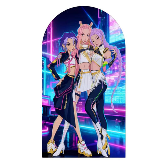 Kpop Arch Backdrop for Birthday Party| Arch Backdrop|Photo Backdrop