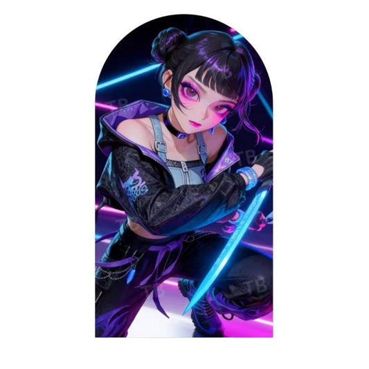 Kpop Arch Backdrop for Birthday Party| Arch Backdrop|Photo Backdrop