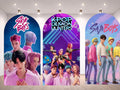 Kpop Saja Boys Arch Backdrop Cover Backdrop 3 pieces
