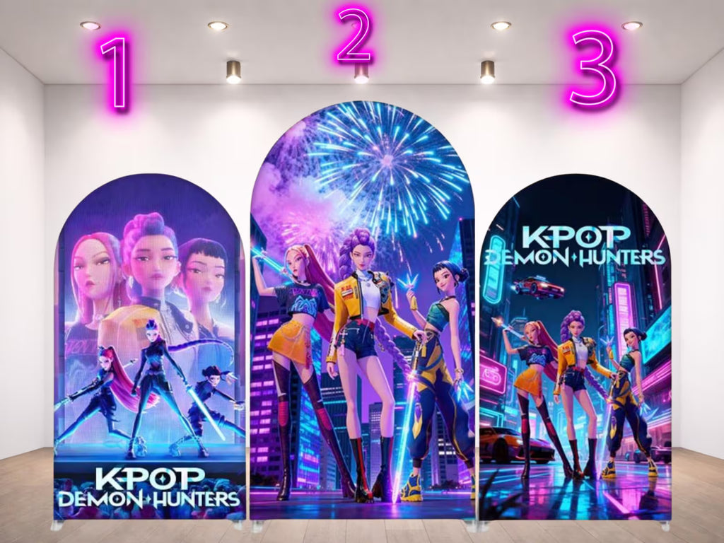 Kpop Arch Backdrop Cover Backdrop 3 pieces