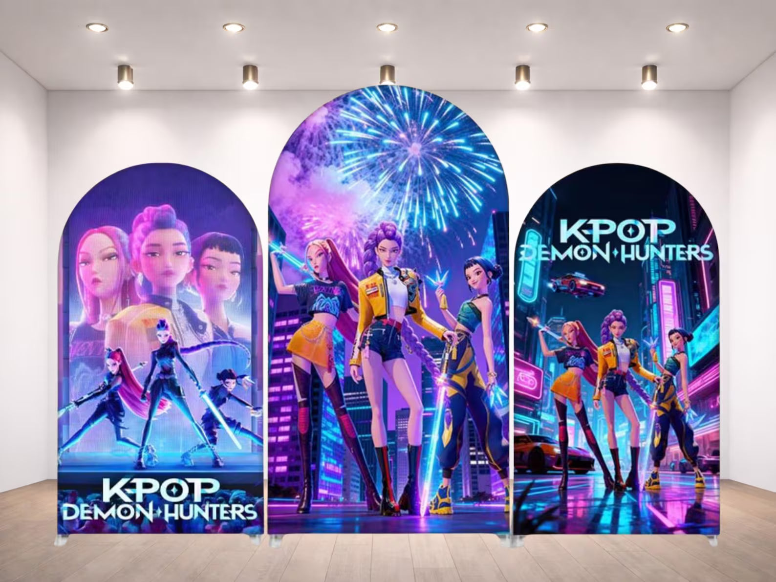 Kpop Arch Backdrop Cover Backdrop 3 pieces