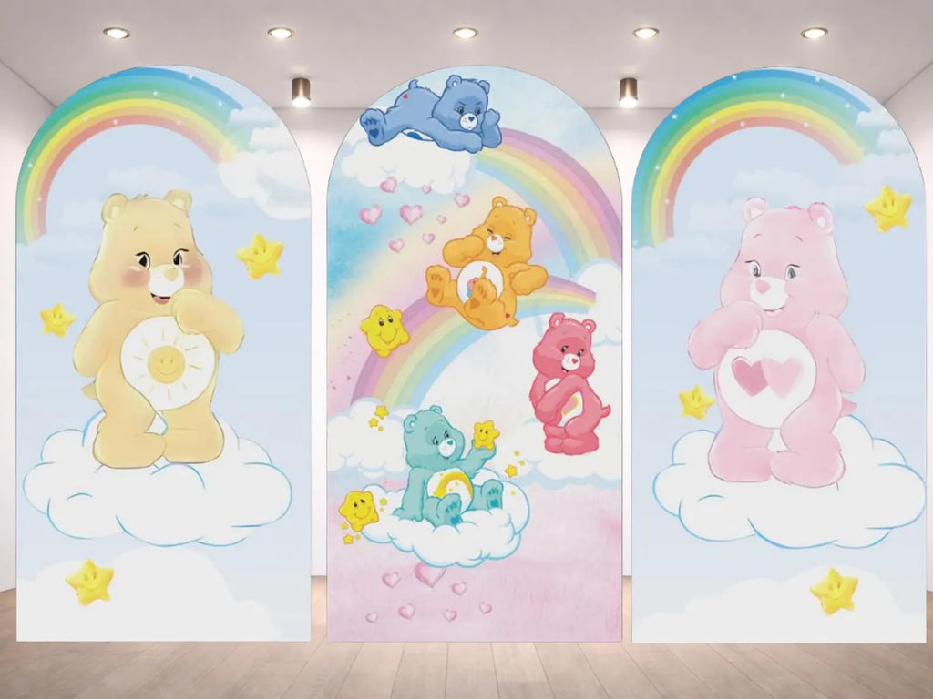 Care Bears Arch Backdrop Cover 3 pieces